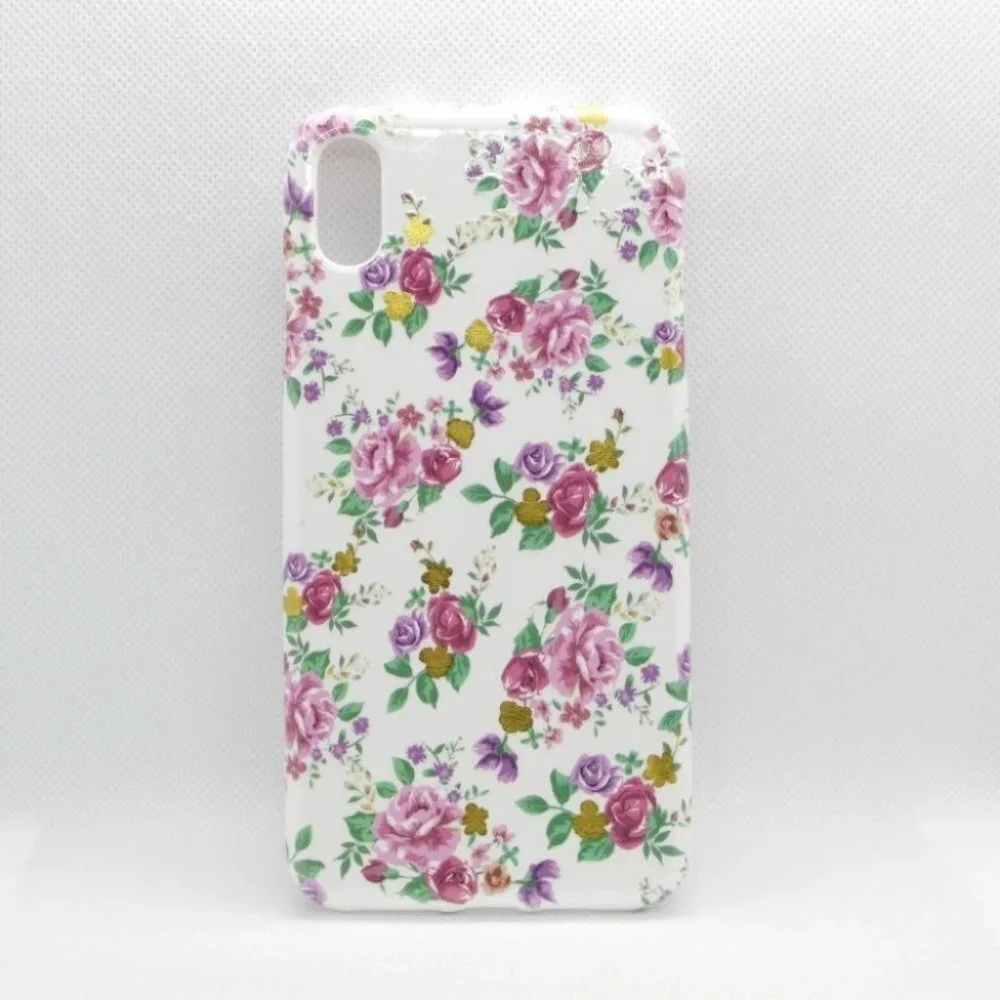 NEW iPhone XS Max tpu gold stamp case